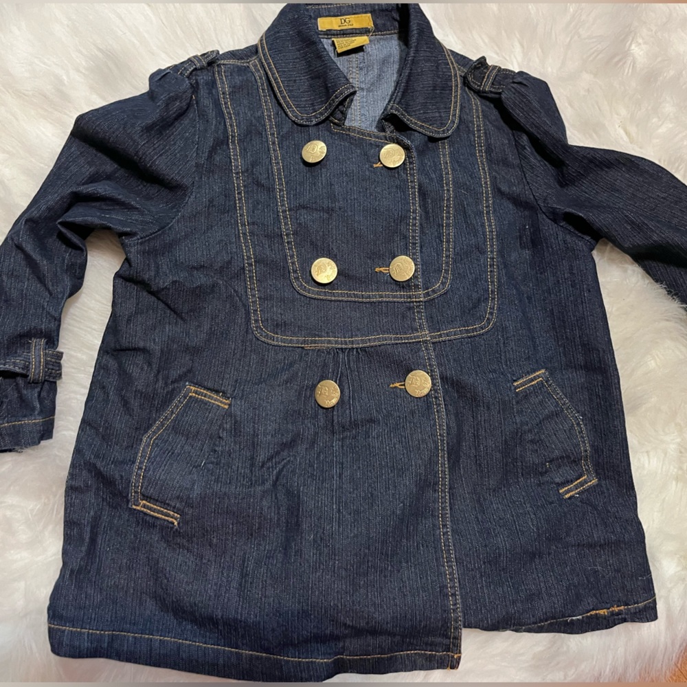 Drama Gold cute denim jacket. Size Medium